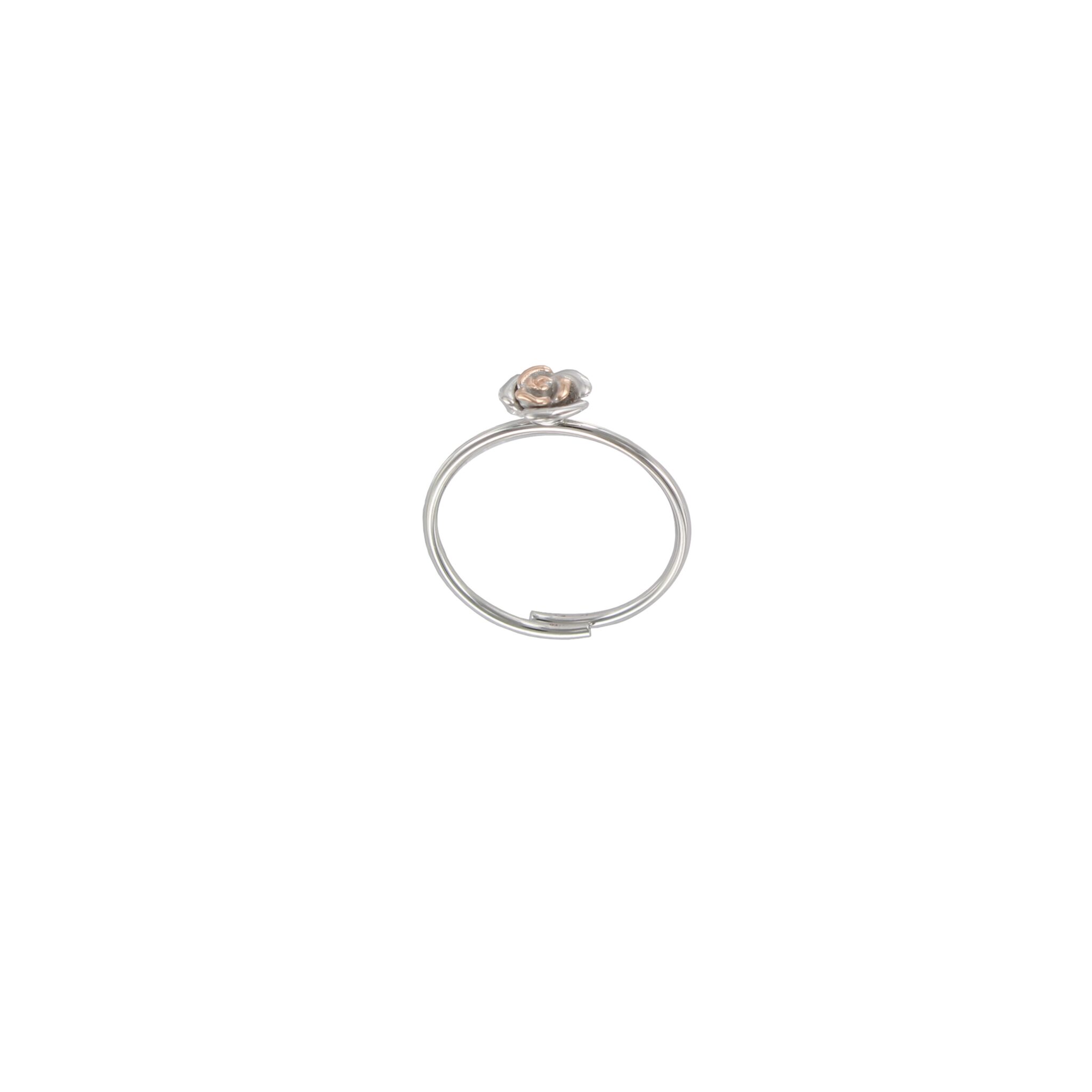 ANILLO COLECCION ROSAS PLATA DE PRIMERA LEY