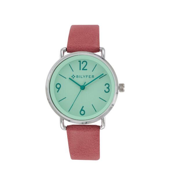 No. MULTICOLOR BELT WATCH LEATHER INTERIOR