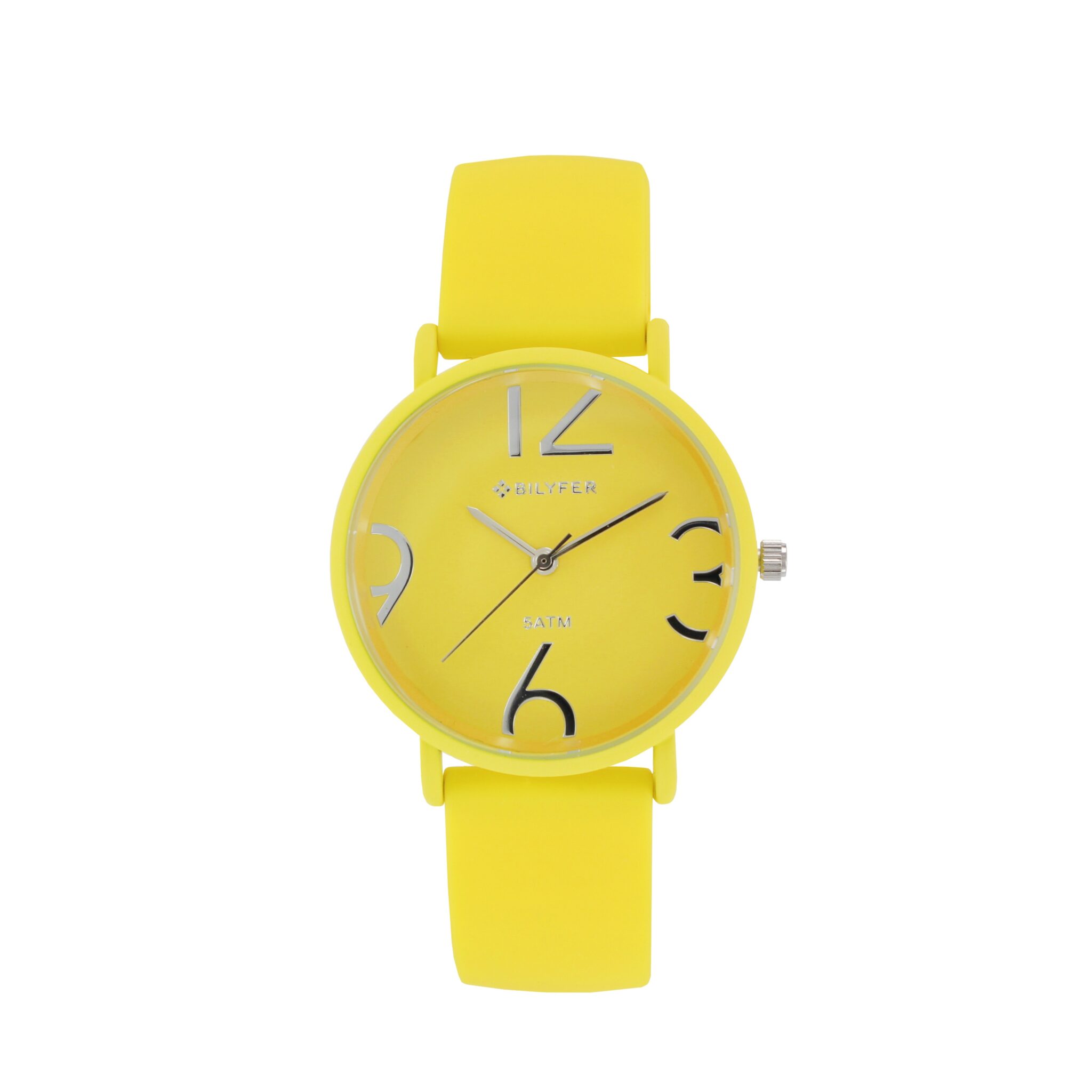 RELOJ UNICOLOR NB: METAL SUMERGIBLE 5ATM W/R AMARILLO