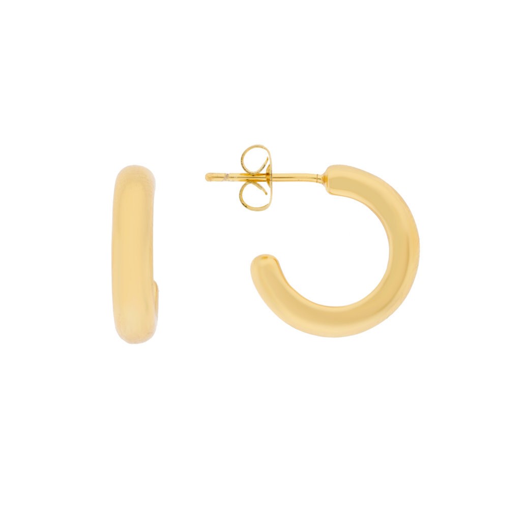 ARO CHAPADO ORO BRILLO 16.5 MM