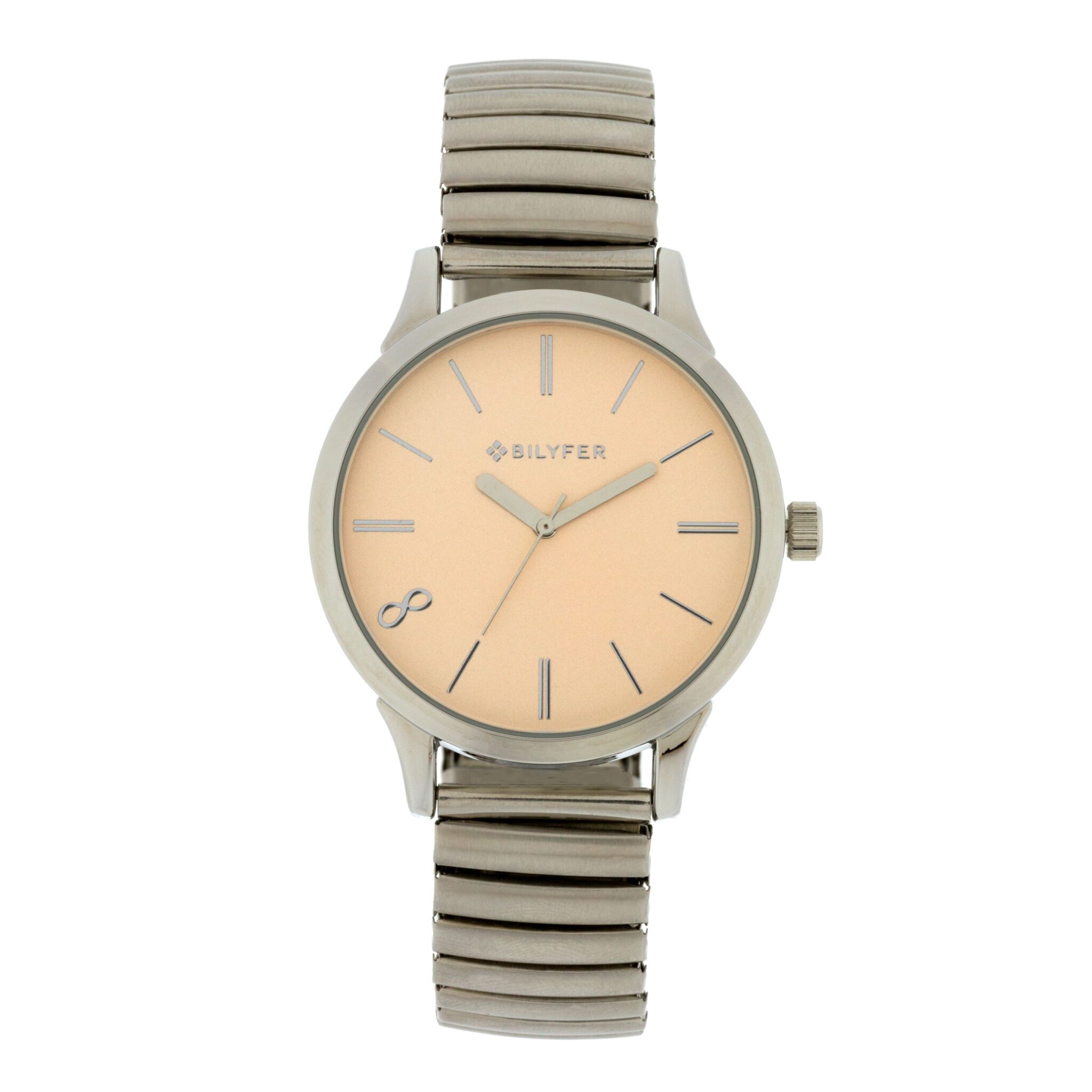 RELOJ MALLA EXTENSIBLE REGULABLE DE ACERO CAJA 38MM