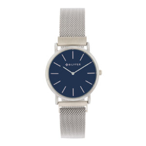36mm case with magnetic mesh band , blue dial