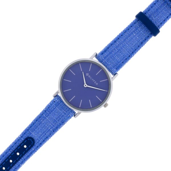IKAT WATCH LEATHER STRAP COTTON & SILK BOX 36MM