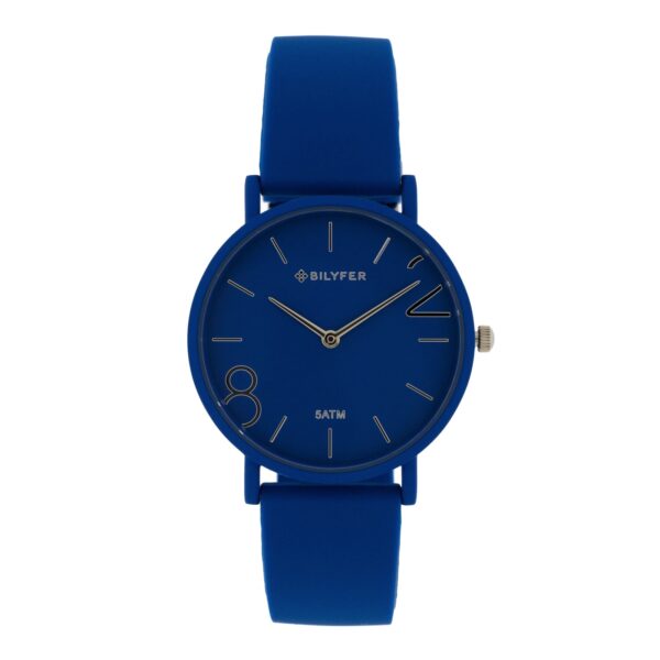 36MM CLOCK COLORS 8 & 2 SILICONE 5ATM SUBMERSIBLE