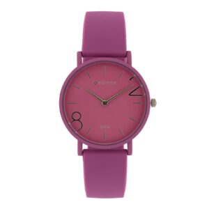 36MM CLOCK COLORS 8 & 2 SILICONE 5ATM SUBMERSIBLE