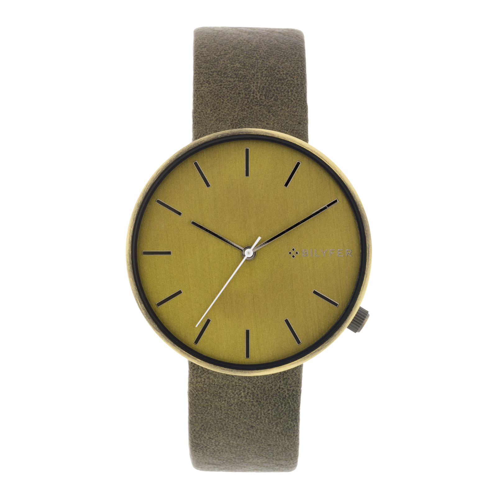 RELOJ 38MM CAJA DORADO ENVEJECIDO INTERIOR CORREA PIEL