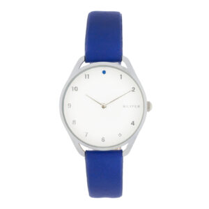 Reloj Bilyfer con circonita a las 12 caja 33mm interior correa piel