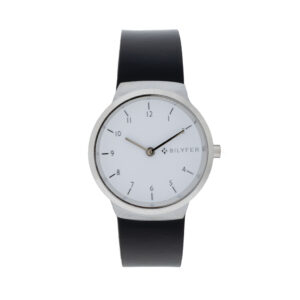 RELOJ CON NÚMEROS 33MM CORREA DE PIEL INTEGRADA