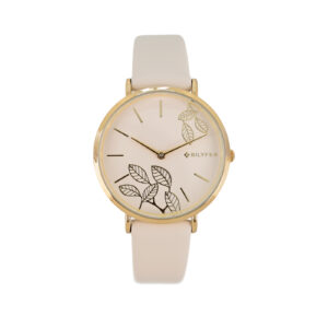 WATCH WITH LEAVES IN RELIEF