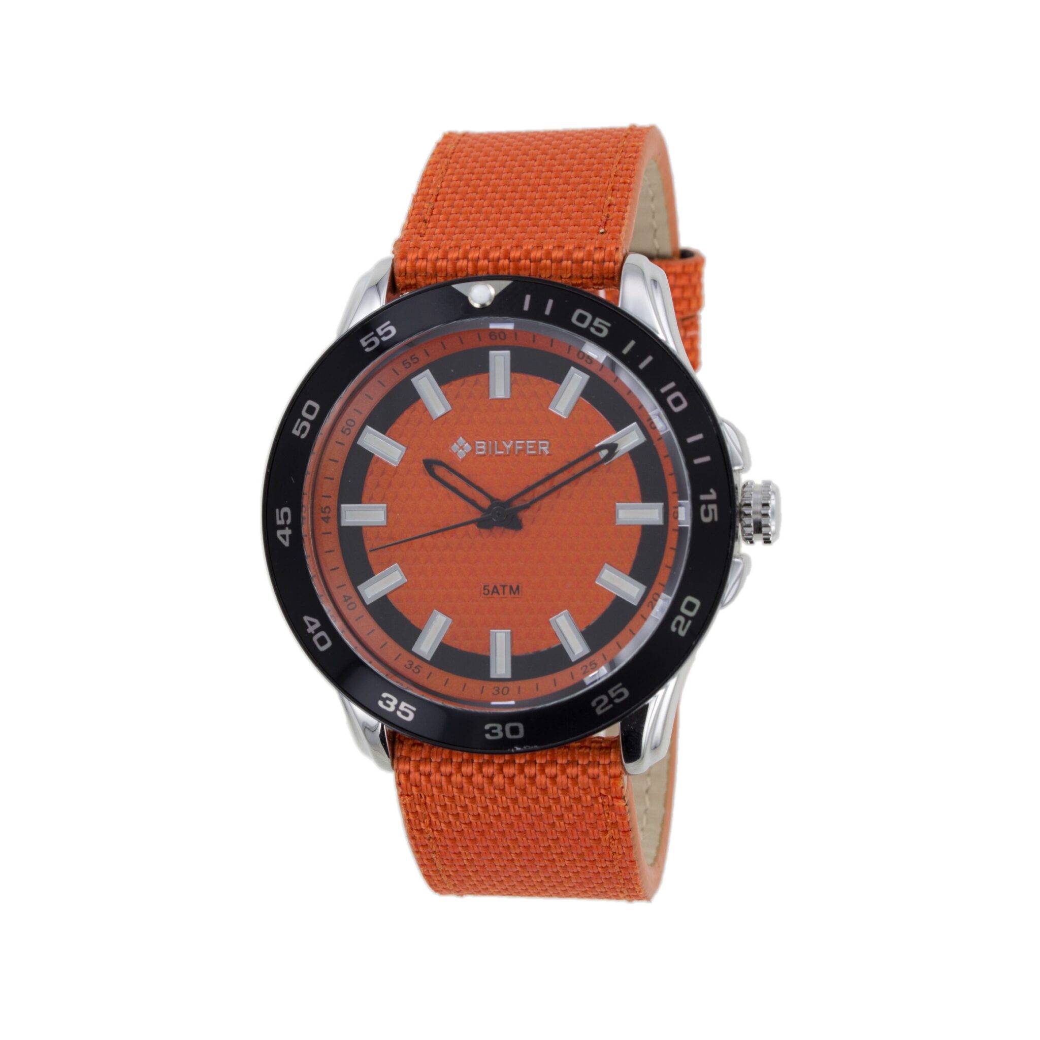 RELOJ DEPORTIVO CORREA LONA 5ATM W/R NARANNJA