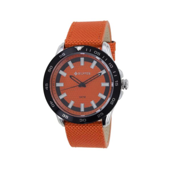RELOJ DEPORTIVO CORREA LONA 5ATM W/R NARANNJA