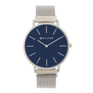 BLUE DIAL WATCH 42 MM MESH WITH MAGNET CLOSURE