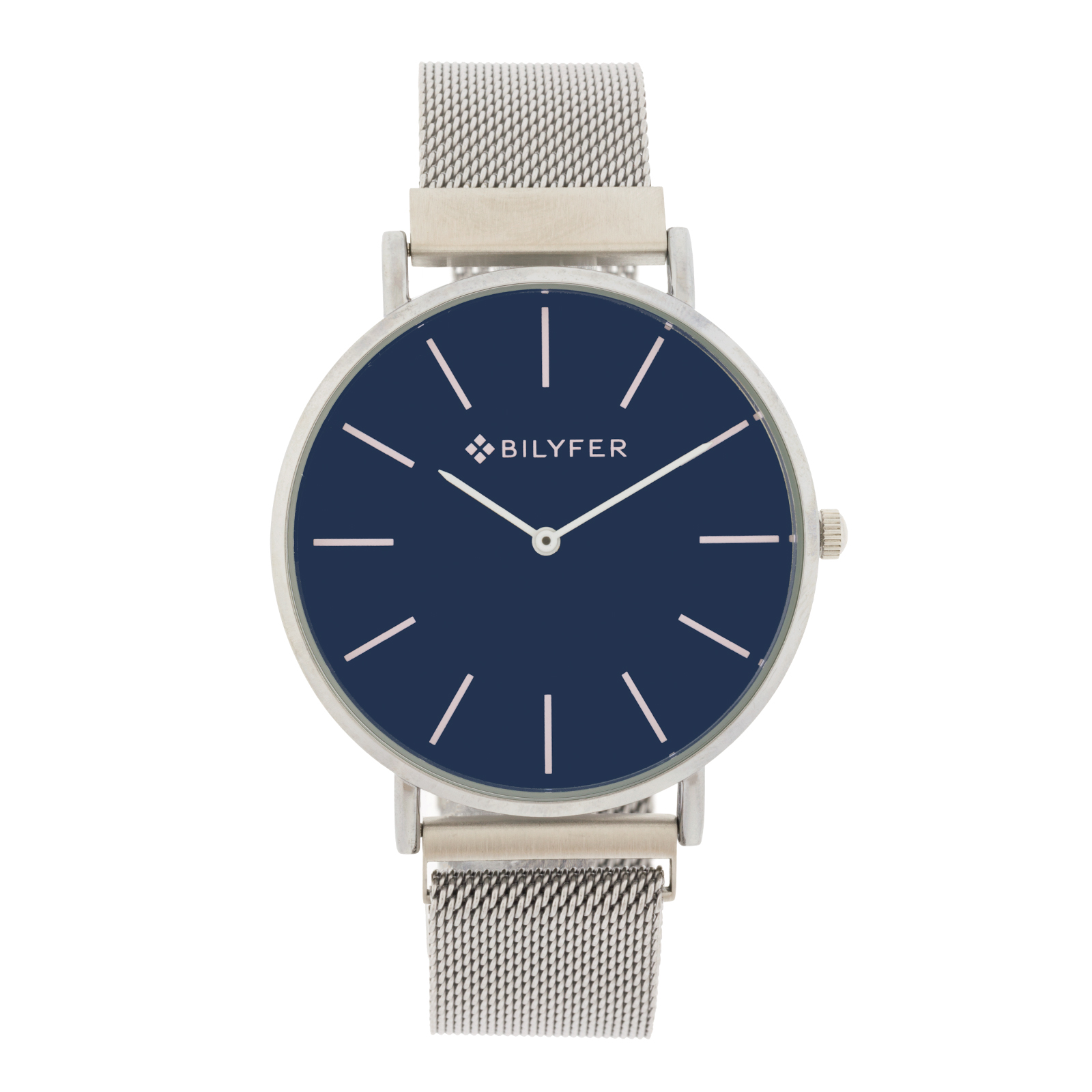 RELOJ ESFERA AZUL 42 MM MALLA CON CIERE IMÁN