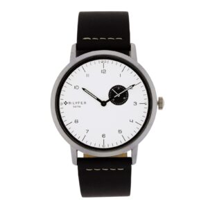 CALENDAR CLOCK 42MM LEATHER STRAP SEWING