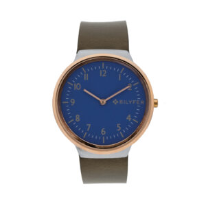 RELOJ CON CORREA DE PIEL INTEGRADA Y CAJA DE 40M