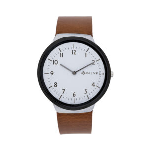 RELOJ CON CORREA DE PIEL INTEGRADA Y CAJA DE 40M