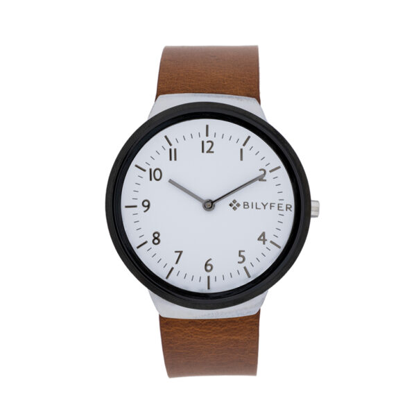 RELOJ CON CORREA DE PIEL INTEGRADA Y CAJA DE 40M