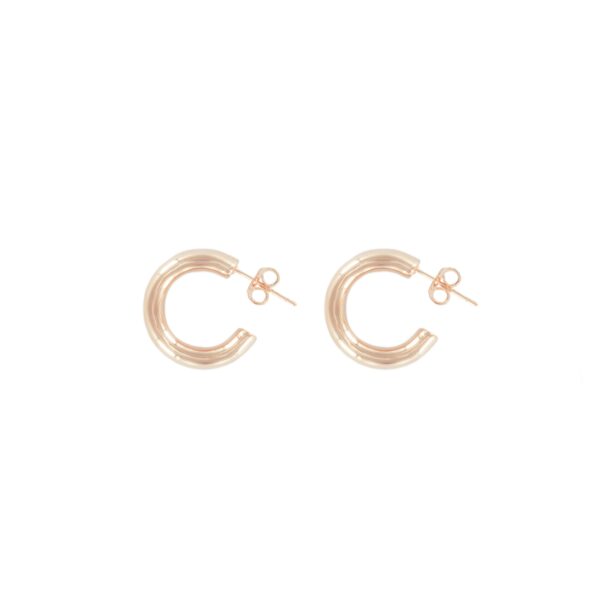 ARO CHAPADO ORO ROSA BRILLO 19MM