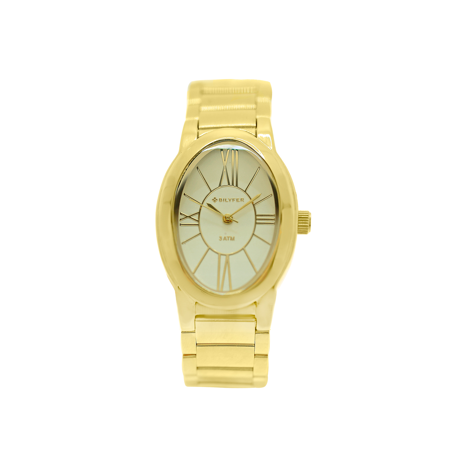 Relo dorado  con pulsera ajustable