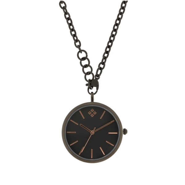 CLOCK PENDANT BOX 33 MM CHAIN ​​STEEL 76 CM