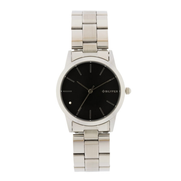 SUBMERSIBLE SILVER STEEL WATCH 5 ATM WITH ZIRCONIA