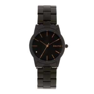 SUBMERSIBLE BLACK STEEL WATCH 5 ATM WITH ZIRCONIA