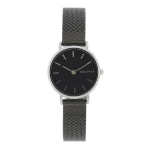 Bilyfer watch with engraved steel mesh 27mm case
