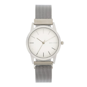 Steel Bilyfer watch with magnet mesh indexes and zirconia