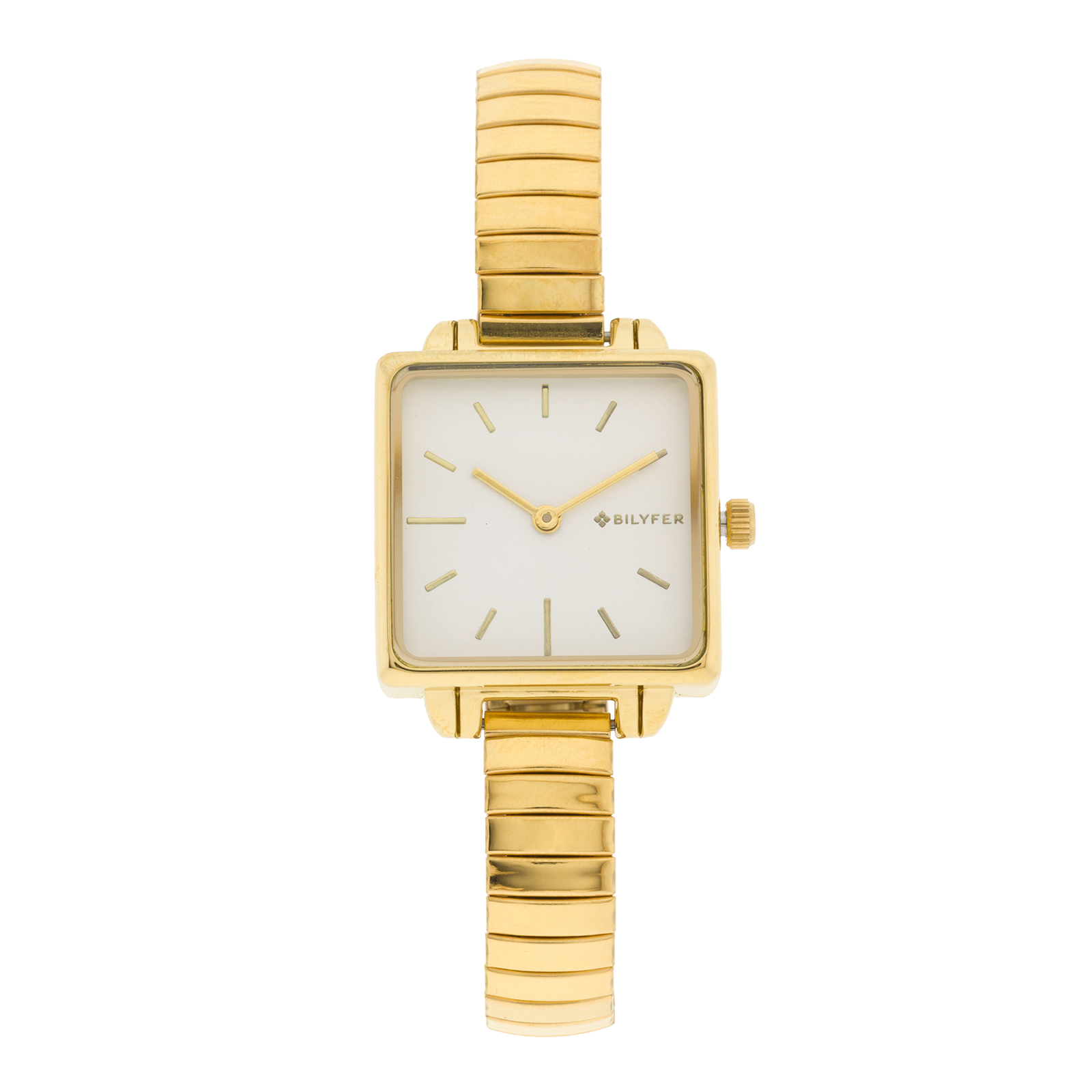 Reloj cuadrado 27x27 con cadena extensible
