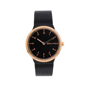 BILYFER COMBINED WATCH WITH INTEGRATED STEEL MESH AND 33MM CASE