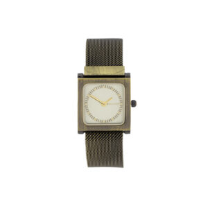 SQUARE CLOCK 27X27 STEEL MESH WITH MAGNET ANTIQUE FINISH