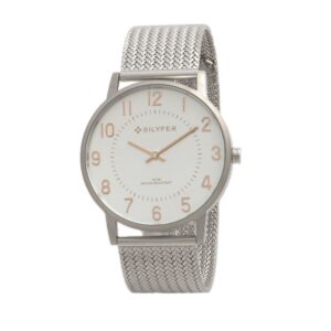 RELOJ ACERO MALLA CLASICO 5 ATM