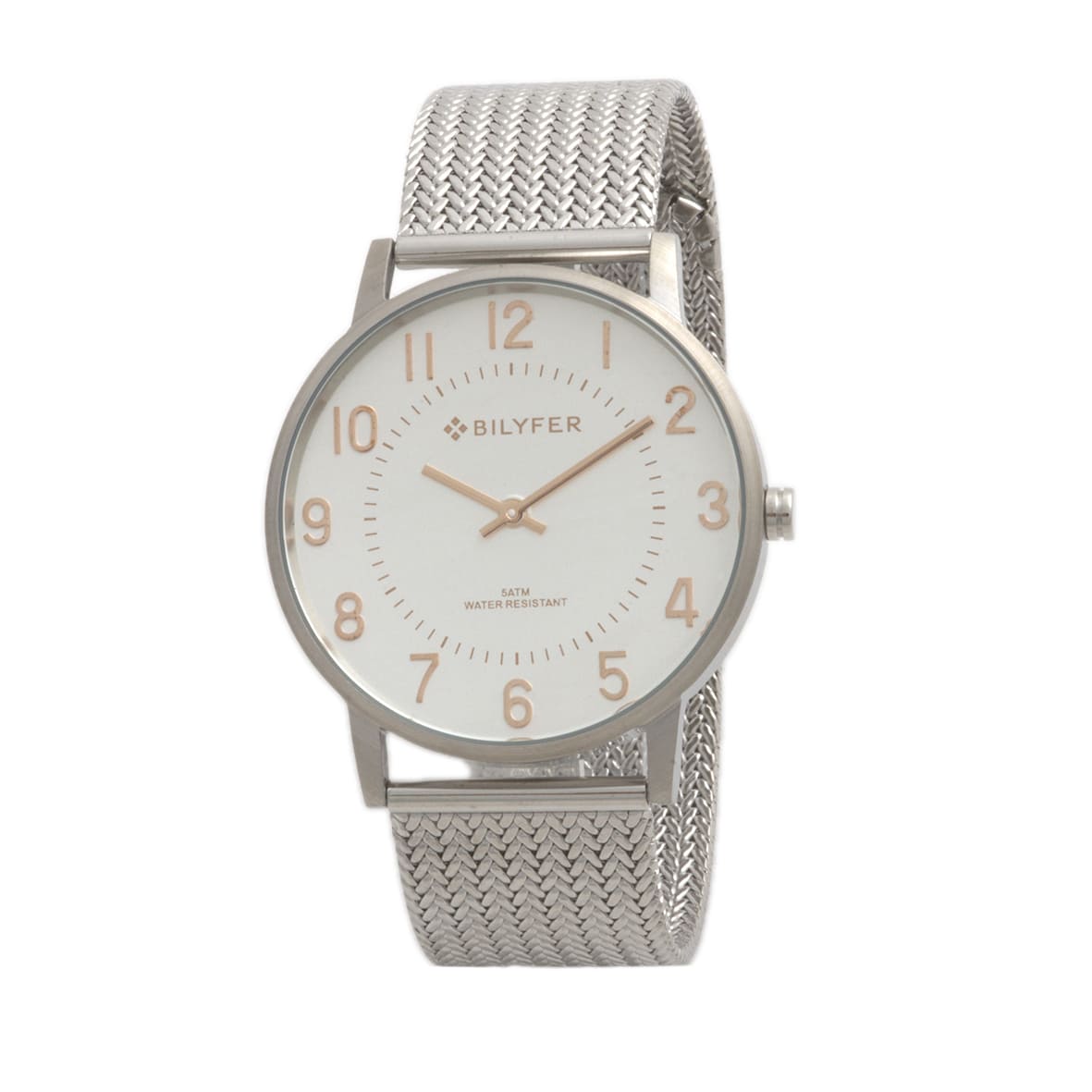 RELOJ ACERO MALLA CLASICO 5 ATM