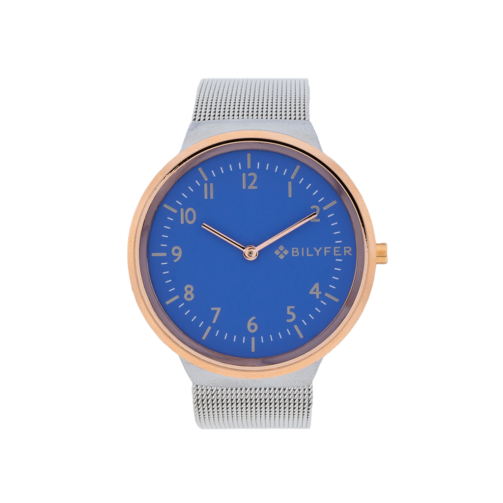 RELOJ BILYFER 40MM CON MALLA DE ACERO INTEGRADA