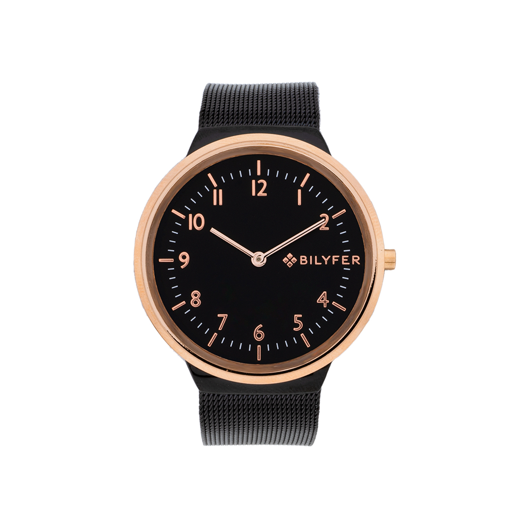 RELOJ BILYFER 40MM CON MALLA DE ACERO INTEGRADA