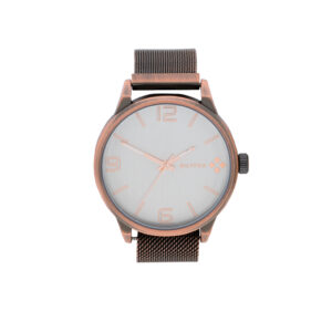 GENTLEMAN'S WATCH, STEEL MESH BAND WITH MAGNET, ANTIQUE FINISH