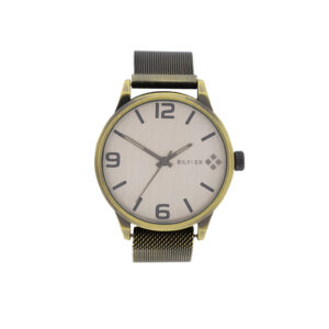 GENTLEMAN'S WATCH, STEEL MESH BAND WITH MAGNET, ANTIQUE FINISH