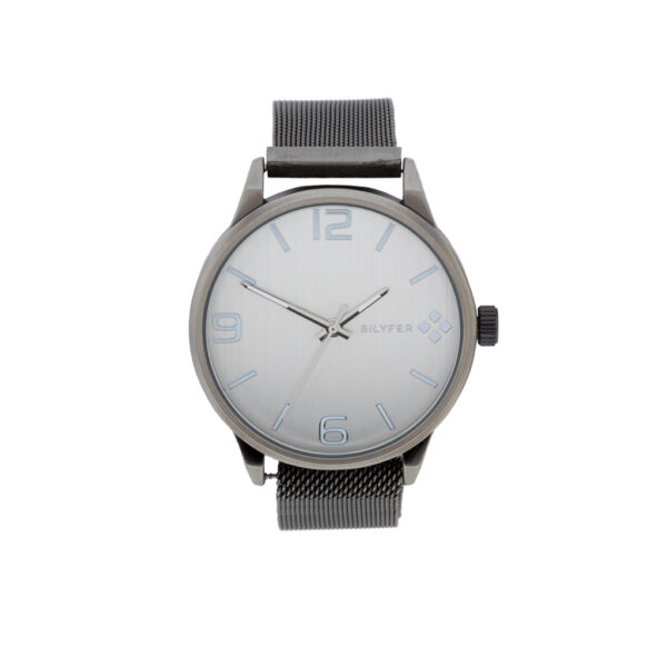 GENTLEMAN'S WATCH, STEEL MESH BAND WITH MAGNET, ANTIQUE FINISH