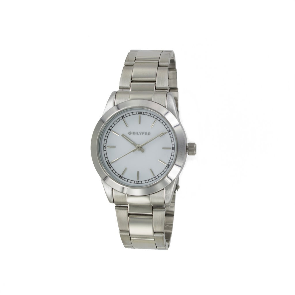 Reloj correa acero COLOR PLATA PLATEADO