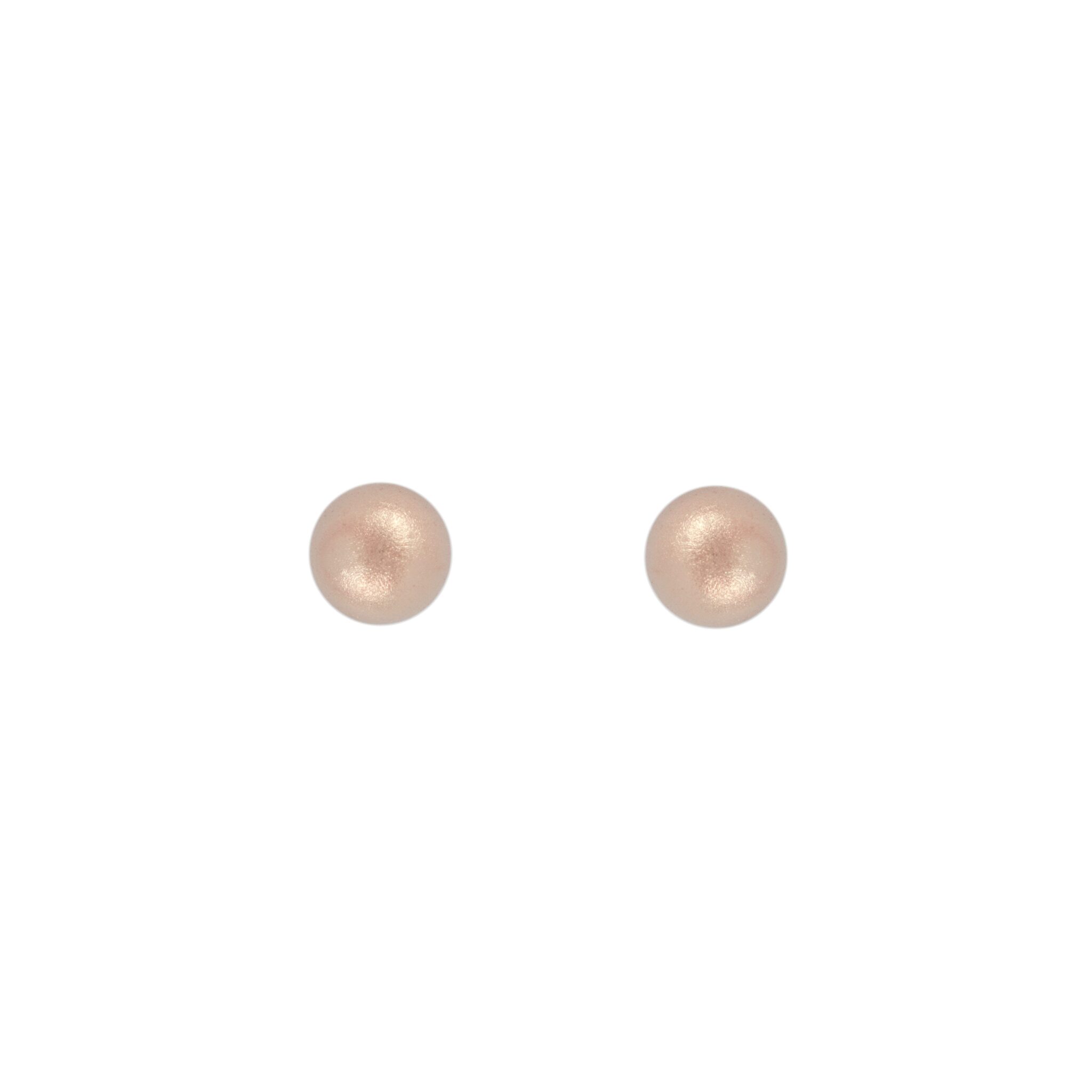 Pendiente chapado oro rosa 11mm