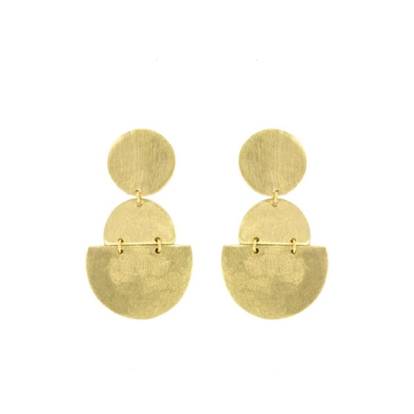Pendiente 3 piezas Chapado oro