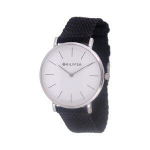 Reloj negro con índices
