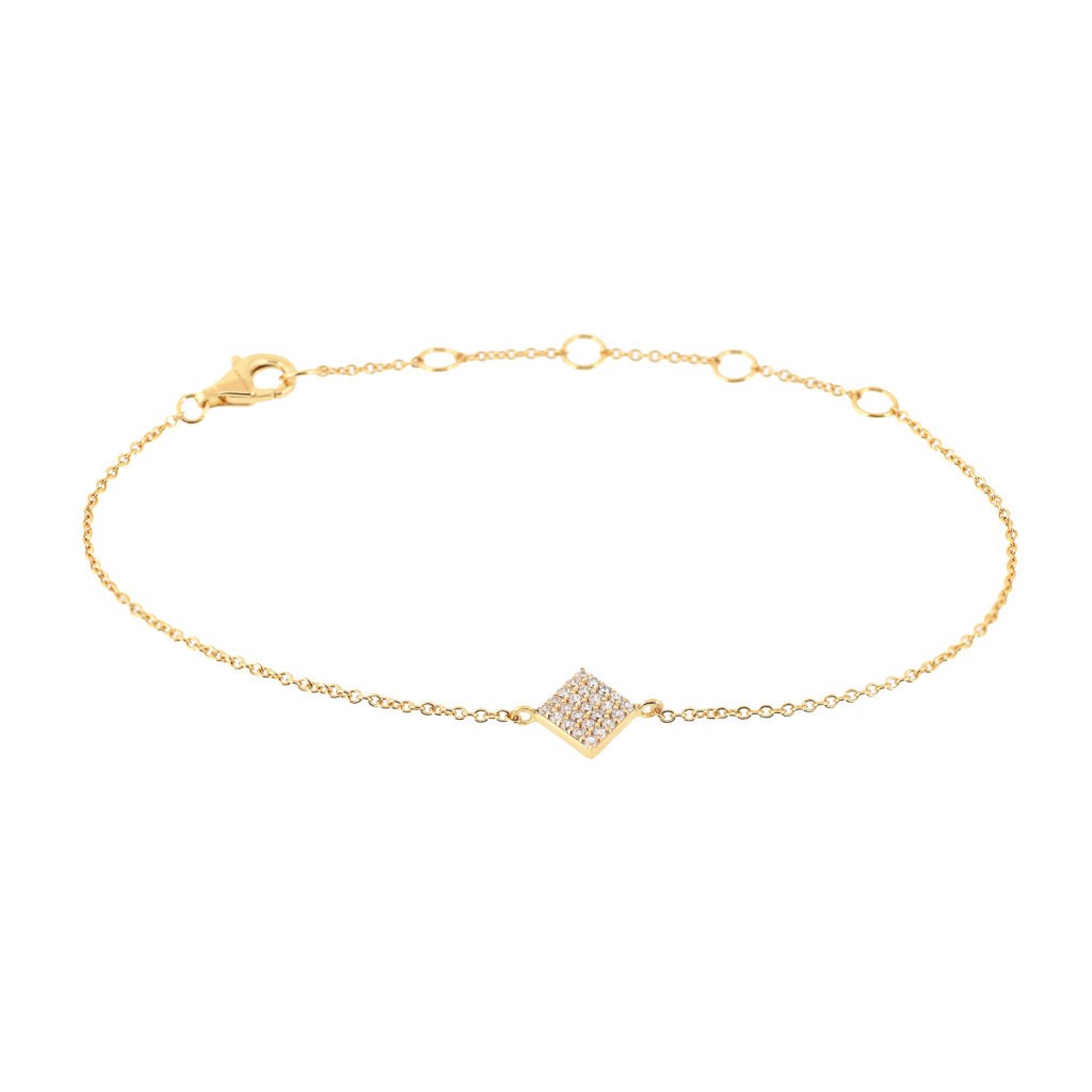 PULSERA PLATA DE PRIMERA LEY CHAPADA