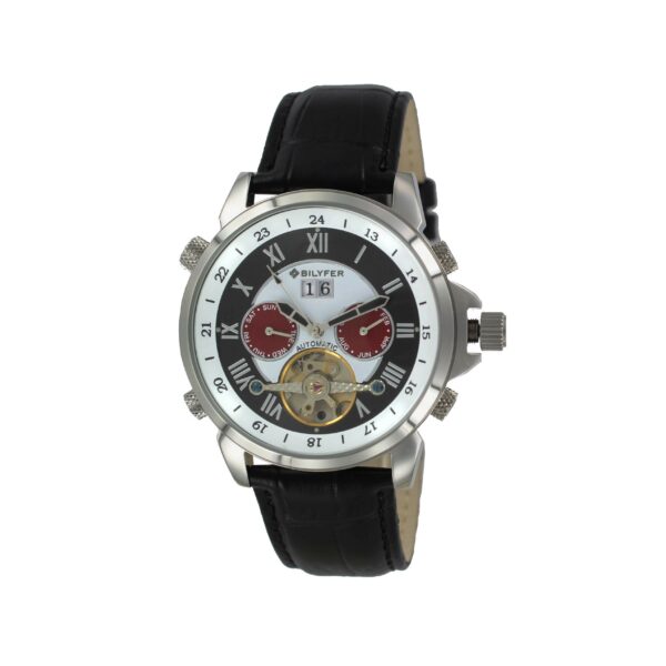 RELOJ AUTOMÁTICO /ACERO/ MULTI FUNCIONESV /PIEL CORONA ROSCADA