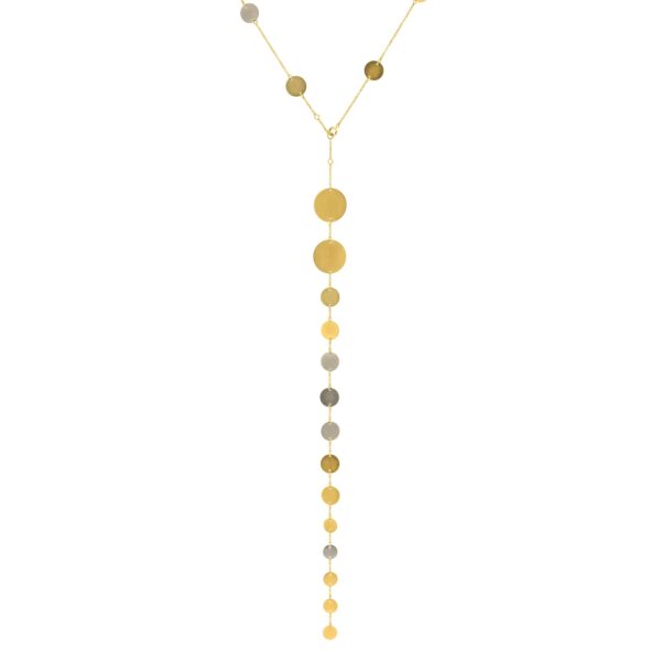 COLLAR DORADO BICOLOR COINS CHAPADO ARTISAN COLLECTION