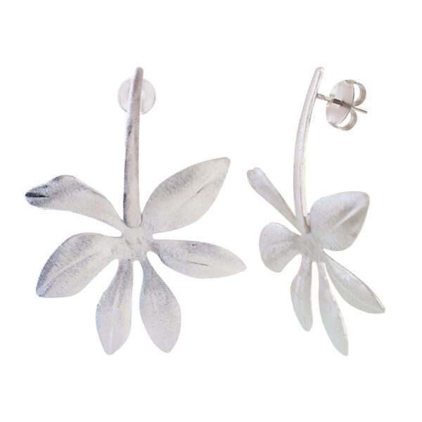 PENDIENTE HOJA DE SELVA CON TALLO