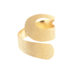 ANILLO COBRA TALLA UNIVERSAL CHAPADO