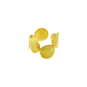 UNIVERSAL SIZE RING ARTISANAL GOLD PLATED