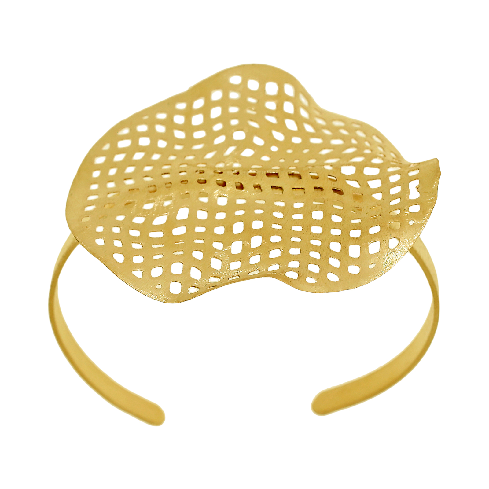 PULSERA CELOSÍA BIG CHAPADO ORO ARTESANAL