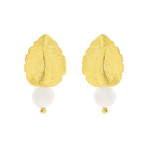 EARRING WITH 2 VERTICAL OVALS